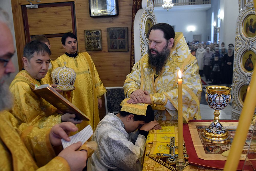 Совершена диаконская хиротония иподиакона Александра Мальгина [+Видео]