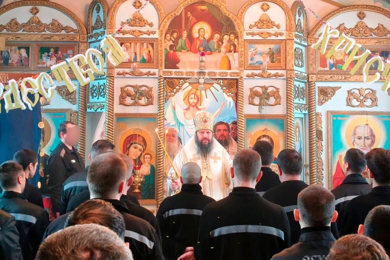 Епископ Гавриил совершил Литургию в Исправительной колонии №10
