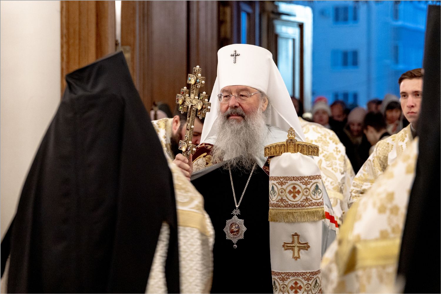 Епископ Гавриил сослужил архипастырям митрополии в Казани в день Рождества Христова