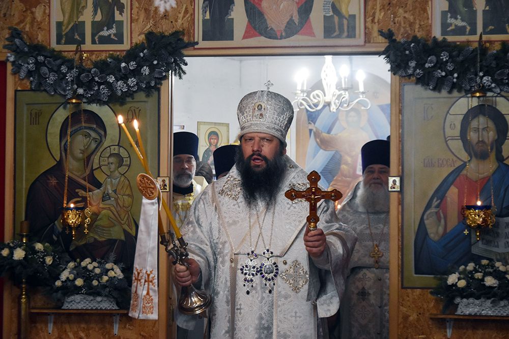 В день памяти архидиакона Стефана епископ Гавриил совершил Литургию [+Видео]