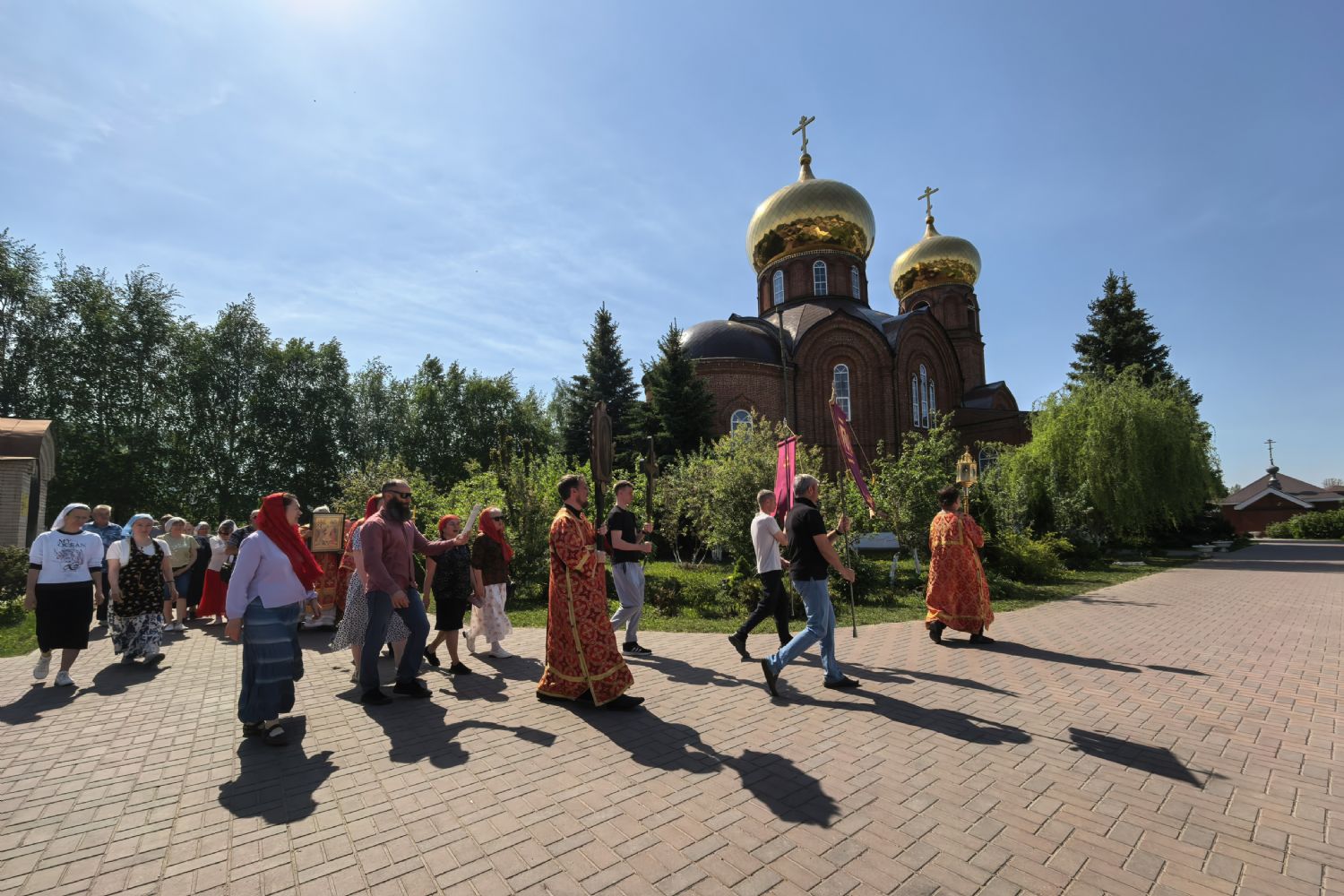 В Свято-Вознесенском кафедральном соборе совершена Литургия в день отдания праздника Пасхи