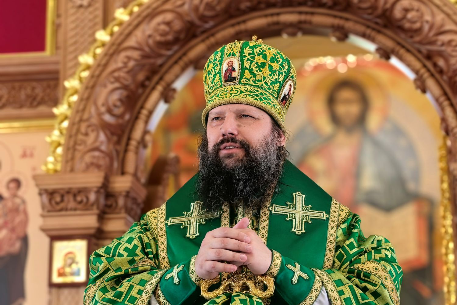 Епископ Гавриил совершил Литургию в день памяти Иоанна Русского [+Видео]