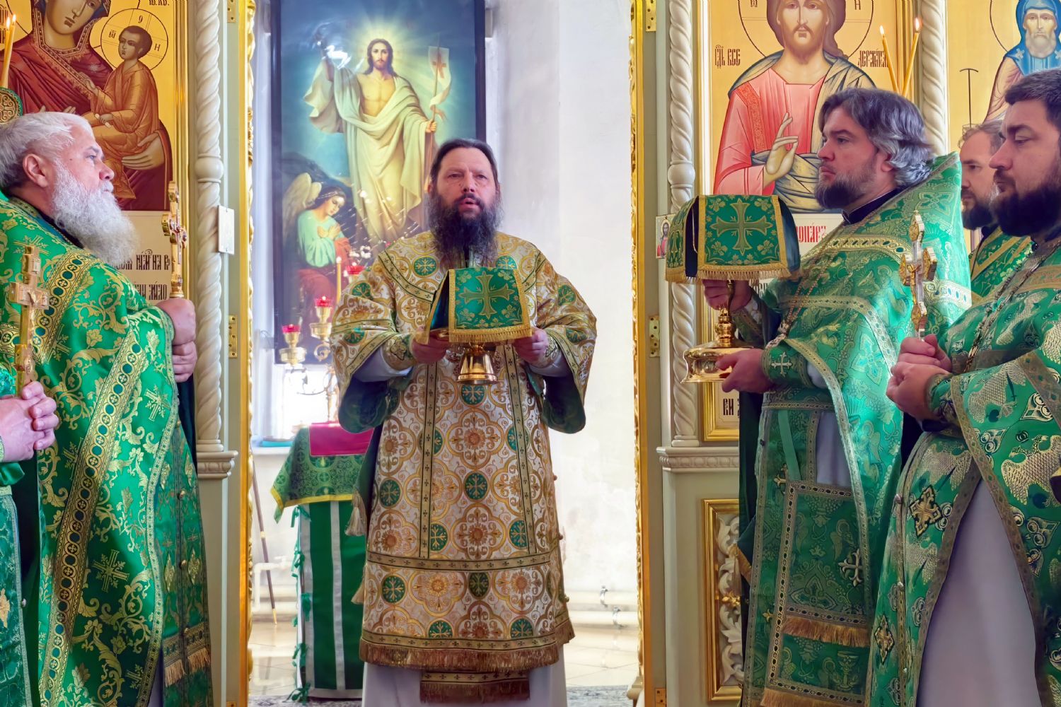 Епископ Гавриил совершил Литургию в день памяти прп. Феодосия Тотемского [+Видео]