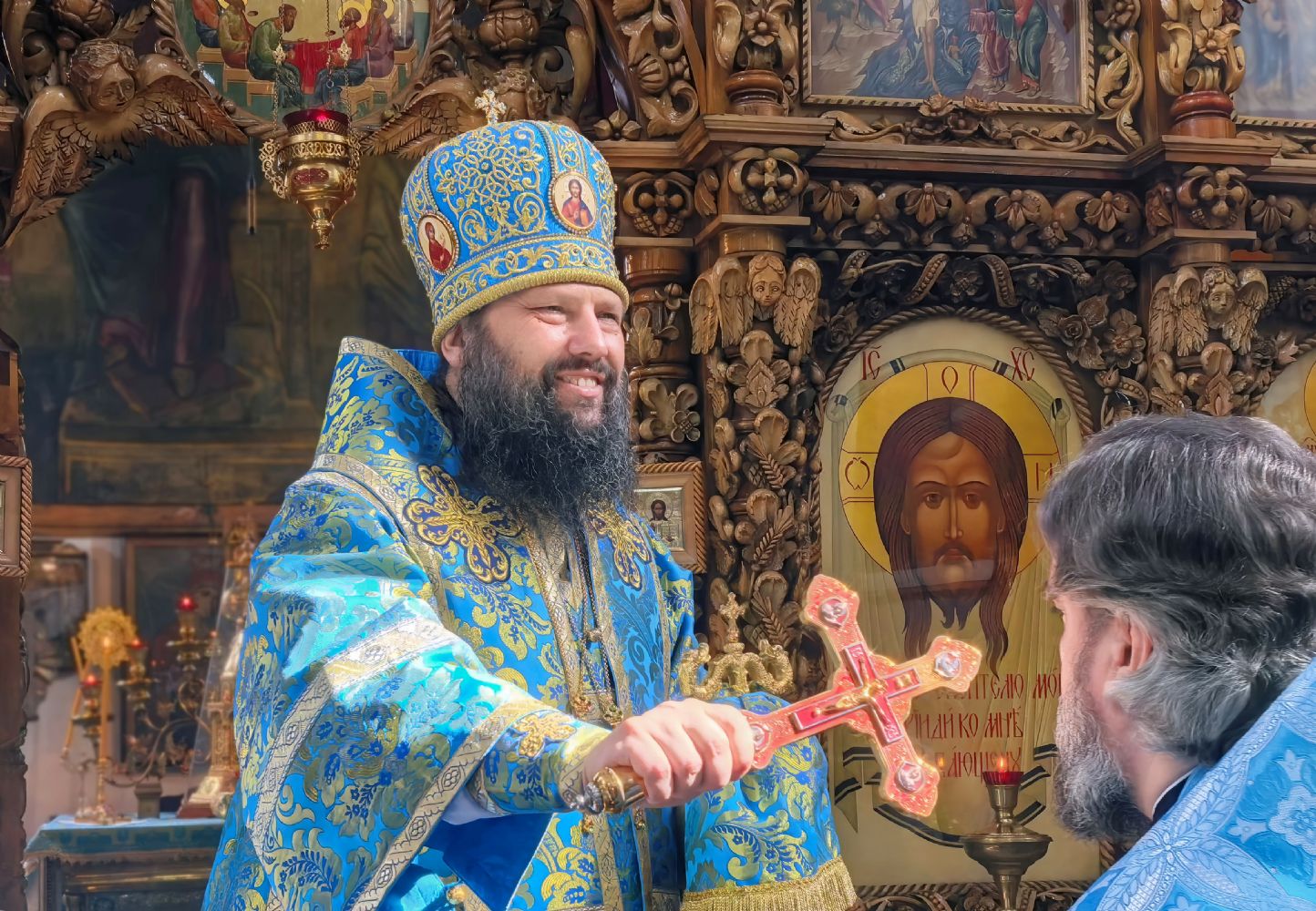 Епископ Гавриил возглавил Литургию в день Сретения Владимирской иконы Божией Матери [+Видео]