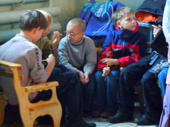 Причащение учащихся воскресной школы Боровецкого храма. Увеличить изображение. Размер файла: 445,2 Kb [800X600]