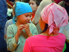 Причащение учащихся воскресной школы Боровецкого храма. Увеличить изображение. Размер файла: 429,39 Kb [800X600]