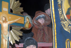 Ночное богослужение в праздник Крещения Господня в Боровецкой церкви. Увеличить изображение. Размер файла: 80,12 Kb [800X536]