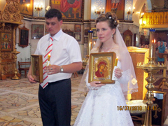 Венчание в Свято-Вознесенском соборе. Увеличить изображение. Размер файла: 424,96 Kb [800X600]