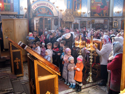 Архиерейское богослужение в Боровецкой церкви в день Антипасхи. Увеличить изображение. Размер файла: 249,41 Kb [800X600]