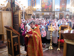 Архиерейское богослужение в Боровецкой церкви в день Антипасхи. Увеличить изображение. Размер файла: 253,45 Kb [800X600]