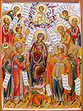 Православная Церковь совершает Похвалу Пресвятой Богородице