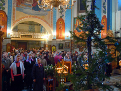 Рождественский сочельник в Боровецкой церкви. Увеличить изоражение. Размер файла: 251,24 Kb [800X600]