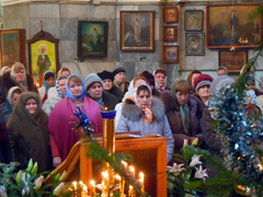 Рождественский сочельник в Боровецкой церкви. Увеличить изоражение. Размер файла: 228,72 Kb [800X600]