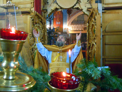 Рождественский сочельник в Боровецкой церкви. Увеличить изоражение. Размер файла: 219,06 Kb [800X600]