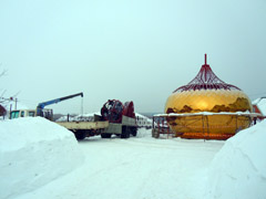 Новые купола Боровецкой церкви. Увеличить изображение. Размер файла: 112,05 Kb [800X600]