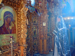 Литургия Преждеосвященных Даров в Боровецком храме. Увеличить изображение. Размер файла: 233,08 Kb [800X600]