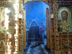Литургия Преждеосвященных Даров в Боровецком храме. Увеличить изображение. Размер файла: 222,48 Kb [800X600]