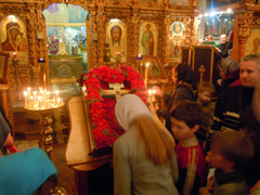 Чин выноса креста в Боровецком храме. Увеличить изображение. Размер файла: 190,46 Kb [800X600]