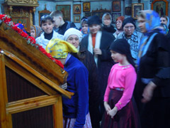 Чин выноса креста в Боровецком храме. Увеличить изображение. Размер файла: 171,03 Kb [800X600]