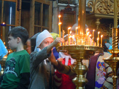 Чин выноса креста в Боровецком храме. Увеличить изображение. Размер файла: 191,1 Kb [800X600]