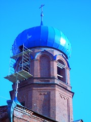 Работы по реконструкции куполов Боровецкой церкви. Увеличить изображение. Размер файла: 250,9 Kb [600X800]