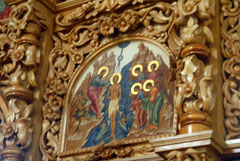 Ночное Божественная Литургия в Боровецком храме г. Набережные Челны. Увеличить изображение. Размер файла: 153,92 Kb [800X536]