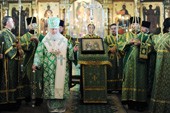 Архиепископ Казанский и Татарстанский Анастасий совершает паломничество на остров Валаам <img border=