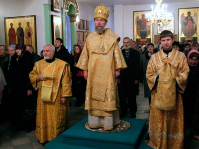 Митрополит Анастасий посетил приход в честь прп. Серафима Саровского г. Казани