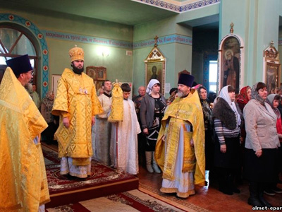 Архипастырская поездка епископа Альметьевского и Бугульминского Мефодия