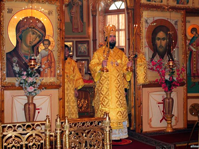 Празднование памяти святого апостола Андрея Первозванного в Альметьевской епархии