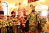 Епископ Альметьевский и Бугульминский Мефодий совершил первый молебен вместе с духовенством города Бугулбмы