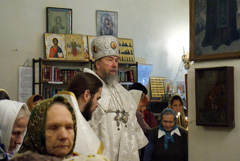 Божественная литургия в Елабужском Казнско-Богородицком монастыре. Увеличить изображение. Размер файла: 902,22 Kb [1200X803]