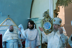 Божественная литургия в Елабужском Казнско-Богородицком монастыре. Увеличить изображение. Размер файла: 989,34 Kb [1200X803]