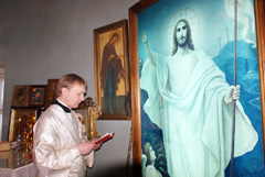 Божественная литургия в Елабужском Казнско-Богородицком монастыре. Увеличить изображение. Размер файла: 876,64 Kb [1200X803]