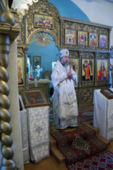 Божественная литургия в Елабужском Казнско-Богородицком монастыре. Увеличить изображение. Размер файла: 2138,48 Kb [1200X1793]