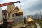 На строящийся храм св. Георгия Победоносца скоро установят купола. Размер увеличенного изображения: 788,22 Kb [1200X795]