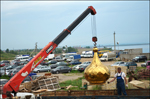 На строящийся храм св. Георгия Победоносца скоро установят купола. Размер увеличенного изображения: 773,16 Kb [1200X795]