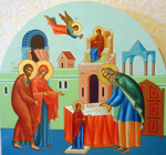 Установлена последняя икона в центральный иконостас собора. Размер изображения: 1200,27 Kb [1200X1117]