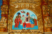 Установлена последняя икона в центральный иконостас собора 