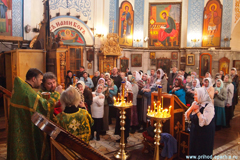 Богослужение в день памяти св. Ксении Петербургской. Увеличить изображение. Размер файла: 941,36 Kb [1200X800]