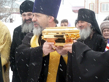 В Бугульму прибыл ковчег с частицей мощей святителя Николая Чудотворца