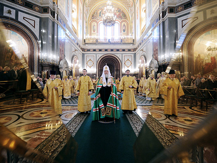 Патриаршее богослужение в день Торжества Православия
