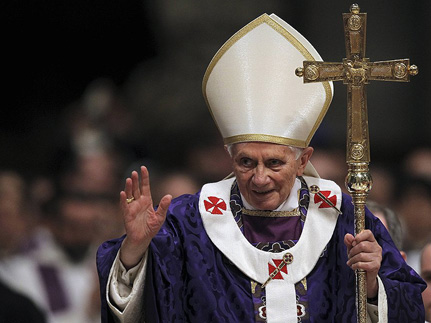 Папа Римский совершил последнюю мессу в соборе святого Петра