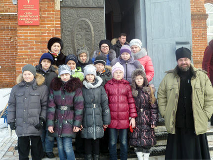 Ученики 26-й гимназии посетили храм с экскурсией