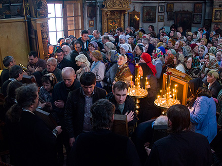 В Боровецкой церкви прошел Чин прощения